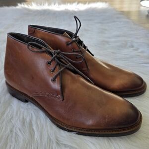 Joseph Abboud Brown Leather Chukka Boots Size 9
